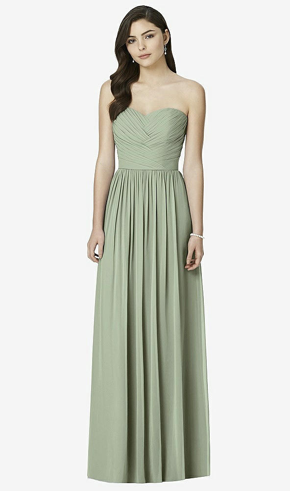 Front View - Sage Dessy Bridesmaid Dress 2991