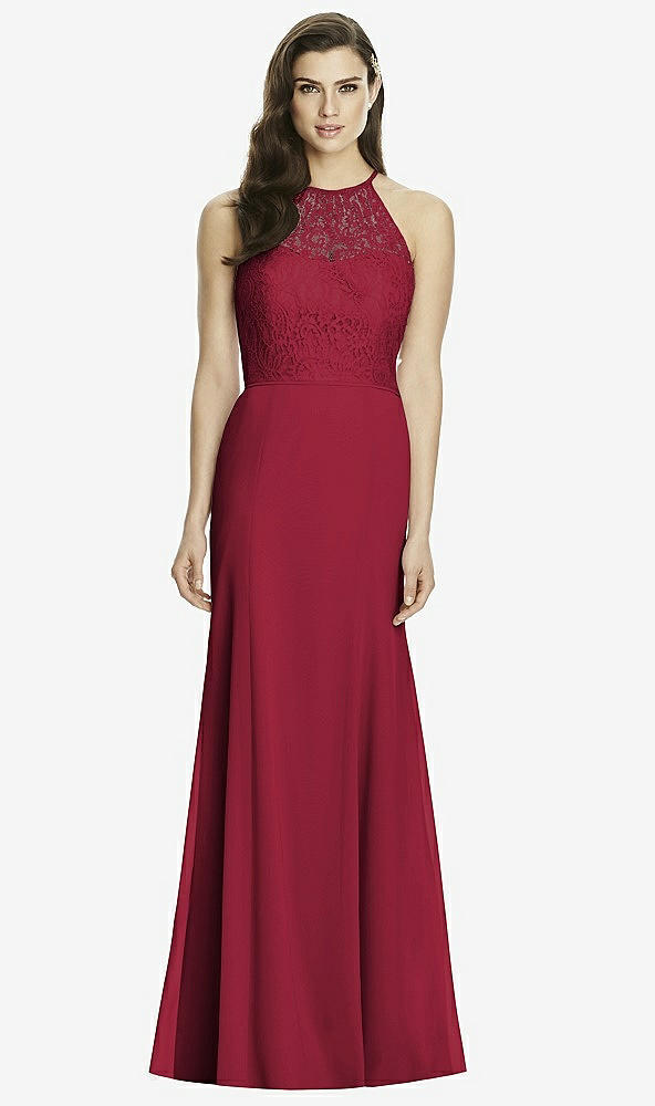 Front View - Burgundy Dessy Bridesmaid Dress 2994