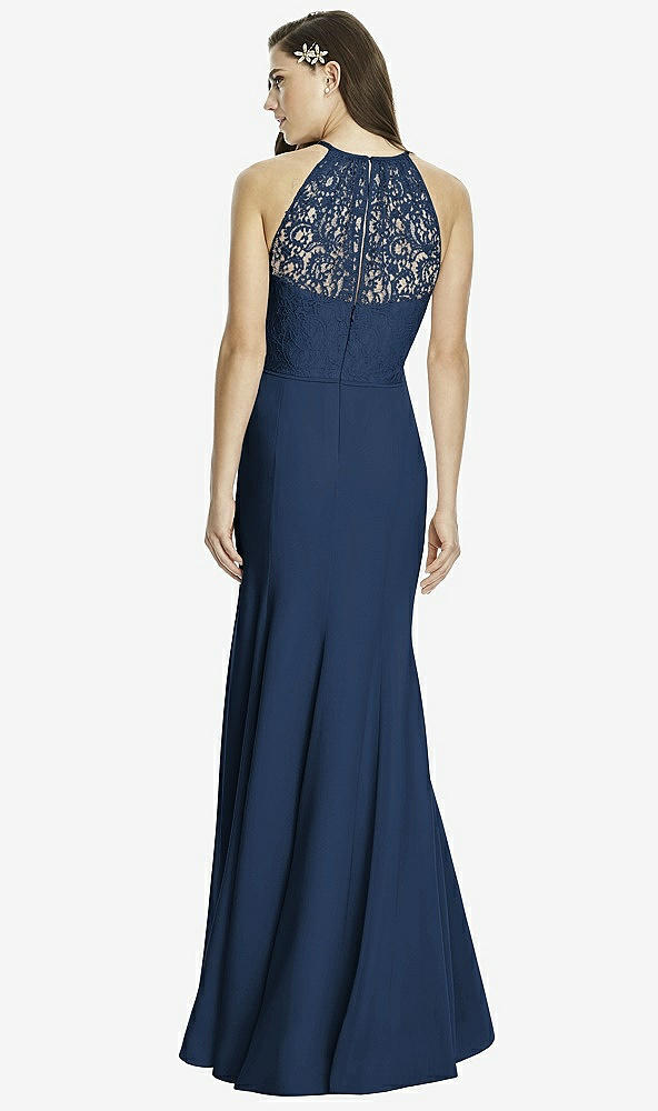 Back View - Midnight Navy Dessy Bridesmaid Dress 2994