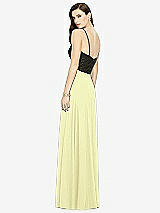 Rear View Thumbnail - Butter Yellow Chiffon Maxi Skirt