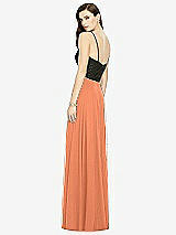 Rear View Thumbnail - Sweet Melon Chiffon Maxi Skirt