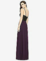 Rear View Thumbnail - Aubergine Chiffon Maxi Skirt