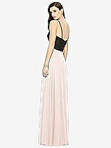 Rear View Thumbnail - Blush Chiffon Maxi Skirt