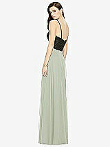 Rear View Thumbnail - Celadon Chiffon Maxi Skirt