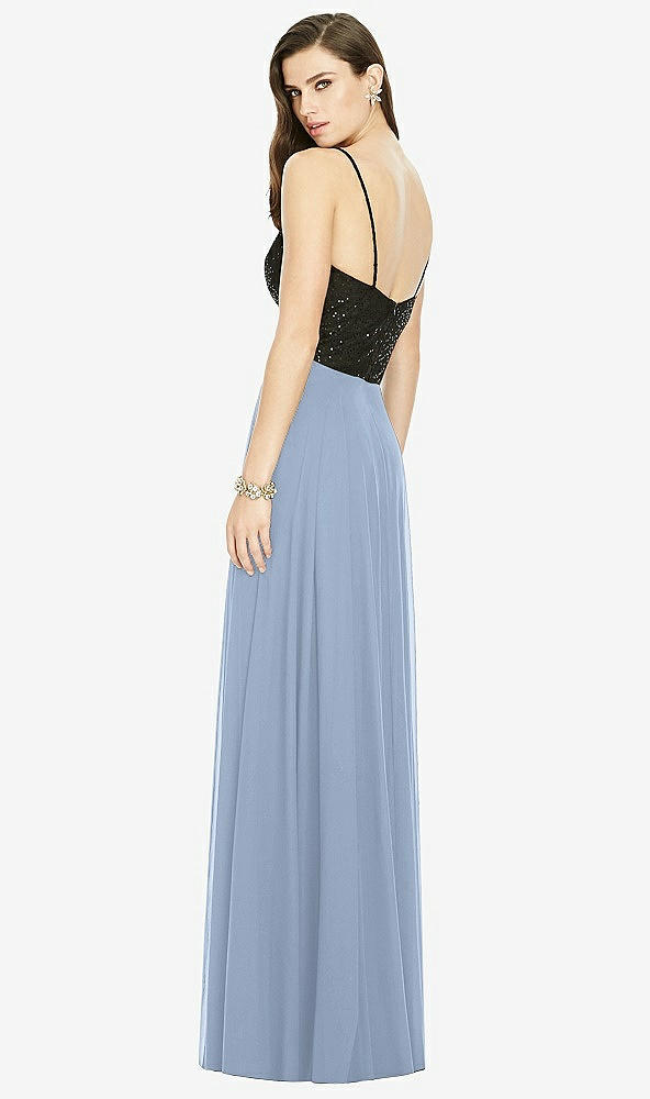 Back View - Cloudy Chiffon Maxi Skirt