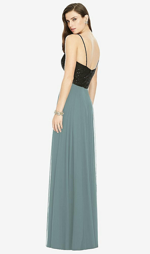 Back View - Icelandic Chiffon Maxi Skirt