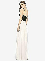 Rear View Thumbnail - Ivory Chiffon Maxi Skirt