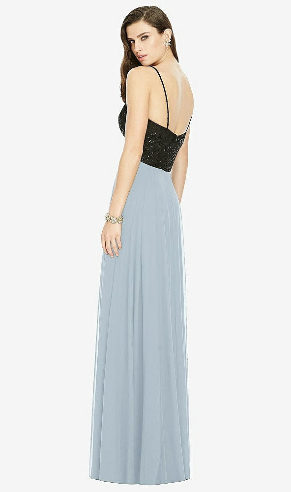 Back View - Mist Chiffon Maxi Skirt