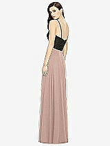 Rear View Thumbnail - Neu Nude Chiffon Maxi Skirt