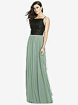 Front View Thumbnail - Seagrass Chiffon Maxi Skirt