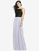 Front View Thumbnail - Silver Dove Chiffon Maxi Skirt