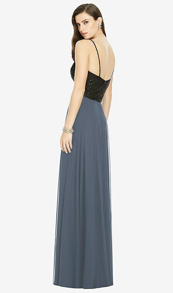 Back View - Silverstone Chiffon Maxi Skirt