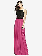 Front View Thumbnail - Tea Rose Chiffon Maxi Skirt