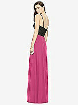 Rear View Thumbnail - Tea Rose Chiffon Maxi Skirt