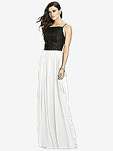 Front View Thumbnail - White Chiffon Maxi Skirt