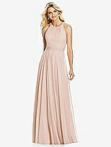 Front View Thumbnail - Cameo Cross Strap Open-Back Halter Maxi Dress