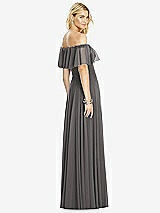 Rear View Thumbnail - Caviar Gray After Six Bridesmaid Dress 6763