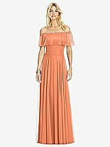 Front View Thumbnail - Sweet Melon After Six Bridesmaid Dress 6763