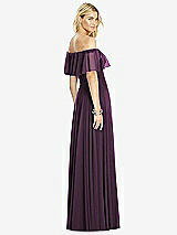 Rear View Thumbnail - Aubergine After Six Bridesmaid Dress 6763