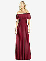 Front View Thumbnail - Burgundy After Six Bridesmaid Dress 6763