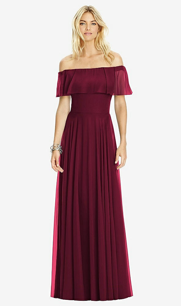 Front View - Cabernet After Six Bridesmaid Dress 6763