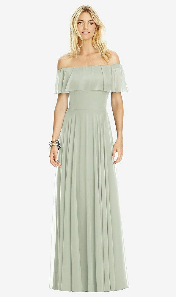 Front View - Celadon After Six Bridesmaid Dress 6763