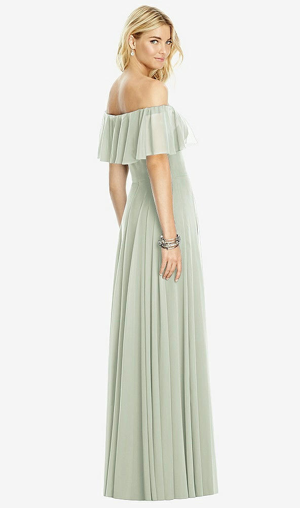 Back View - Celadon After Six Bridesmaid Dress 6763