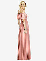 Rear View Thumbnail - Desert Rose After Six Bridesmaid Dress 6763