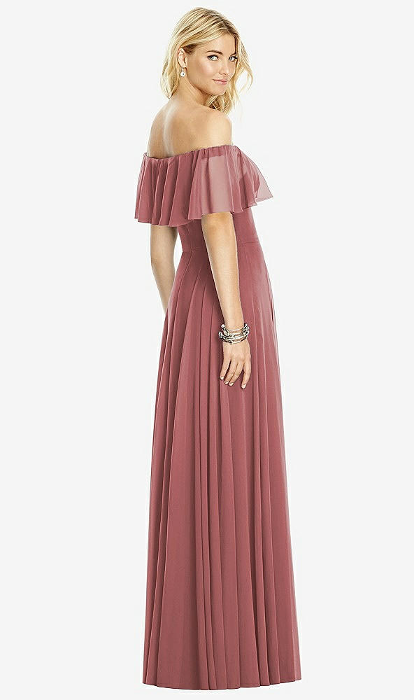 Back View - English Rose After Six Bridesmaid Dress 6763