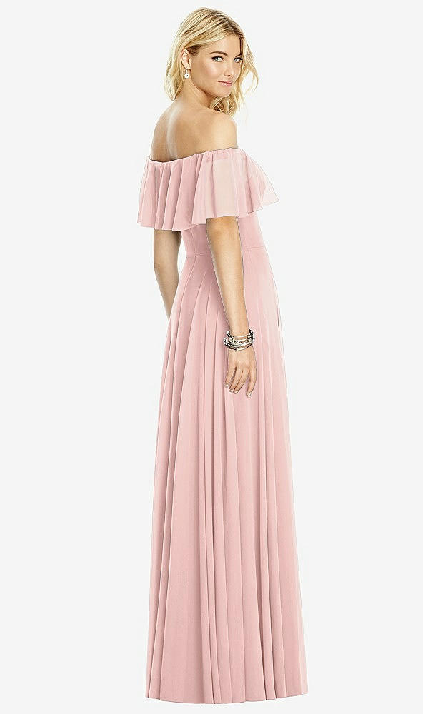 Back View - Rose - PANTONE Rose Quartz After Six Bridesmaid Dress 6763