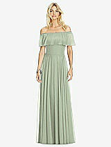 Front View Thumbnail - Sage After Six Bridesmaid Dress 6763