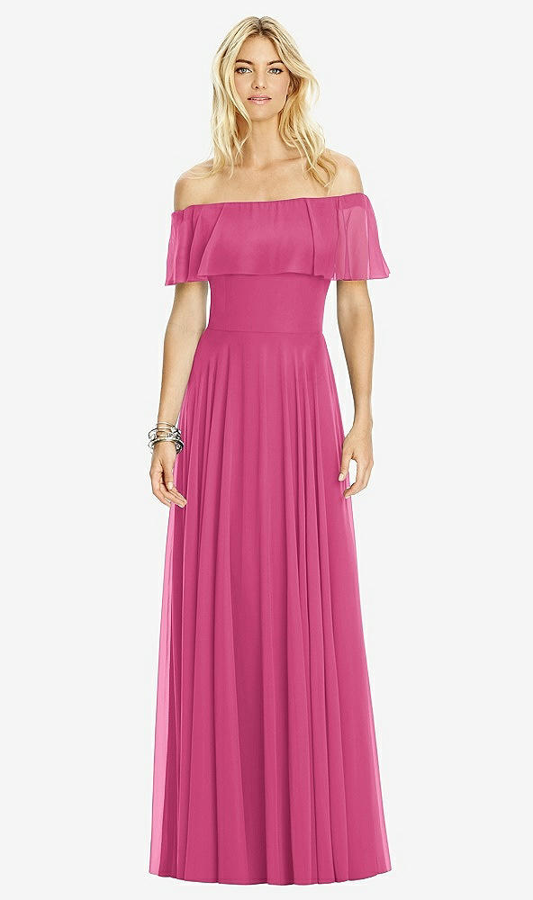 Front View - Tea Rose After Six Bridesmaid Dress 6763