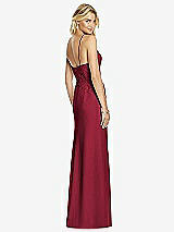 Rear View Thumbnail - Burgundy After Six Bridesmaid Dress 6764