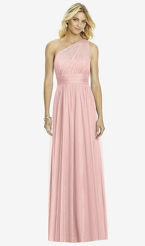 Front View - Rose - PANTONE Rose Quartz After Six Bridesmaid Dress 6765