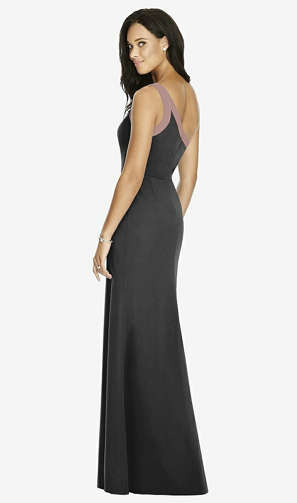 Back View - Black & Sienna Social Bridesmaids Dress 8178