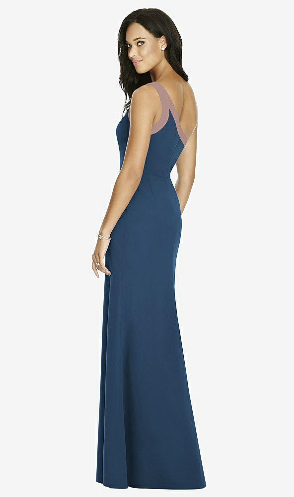 Back View - Sofia Blue & Sienna Social Bridesmaids Dress 8178