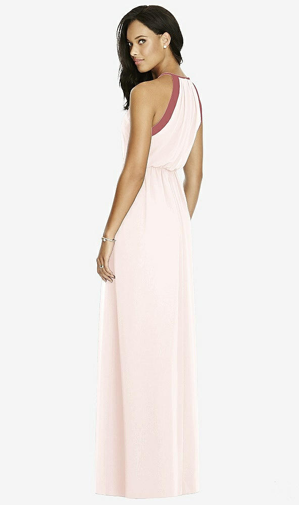 Back View - Blush & English Rose Social Bridesmaids Dress 8179