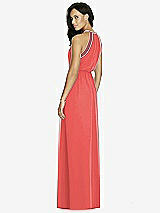 Rear View Thumbnail - Perfect Coral & English Rose Social Bridesmaids Dress 8179