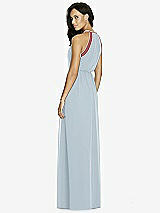 Rear View Thumbnail - Mist & English Rose Social Bridesmaids Dress 8179