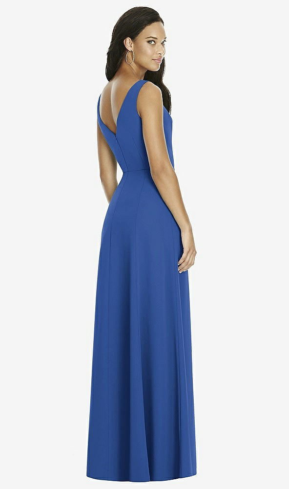 Back View - Classic Blue Social Bridesmaids Dress 8180