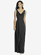 Front View Thumbnail - Black Social Bridesmaids Dress 8180