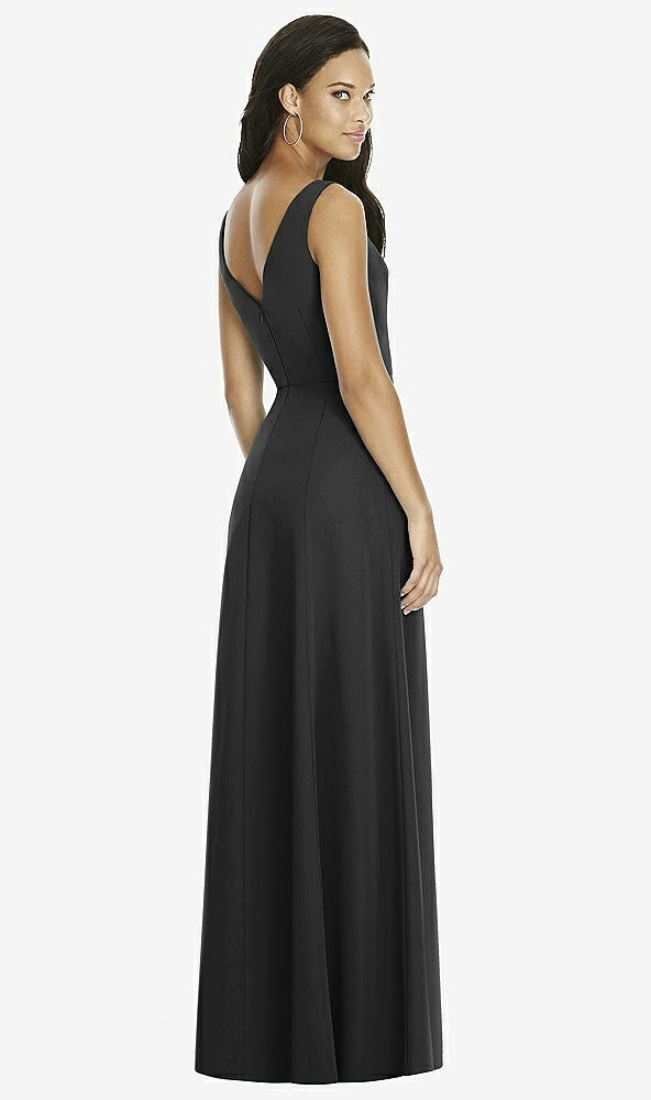 Back View - Black Social Bridesmaids Dress 8180