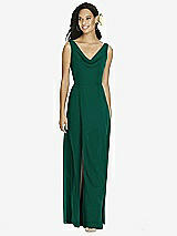 Front View Thumbnail - Hunter Green Social Bridesmaids Dress 8180