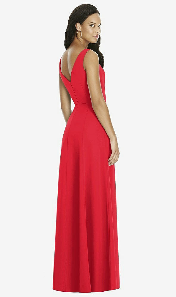 Back View - Parisian Red Social Bridesmaids Dress 8180