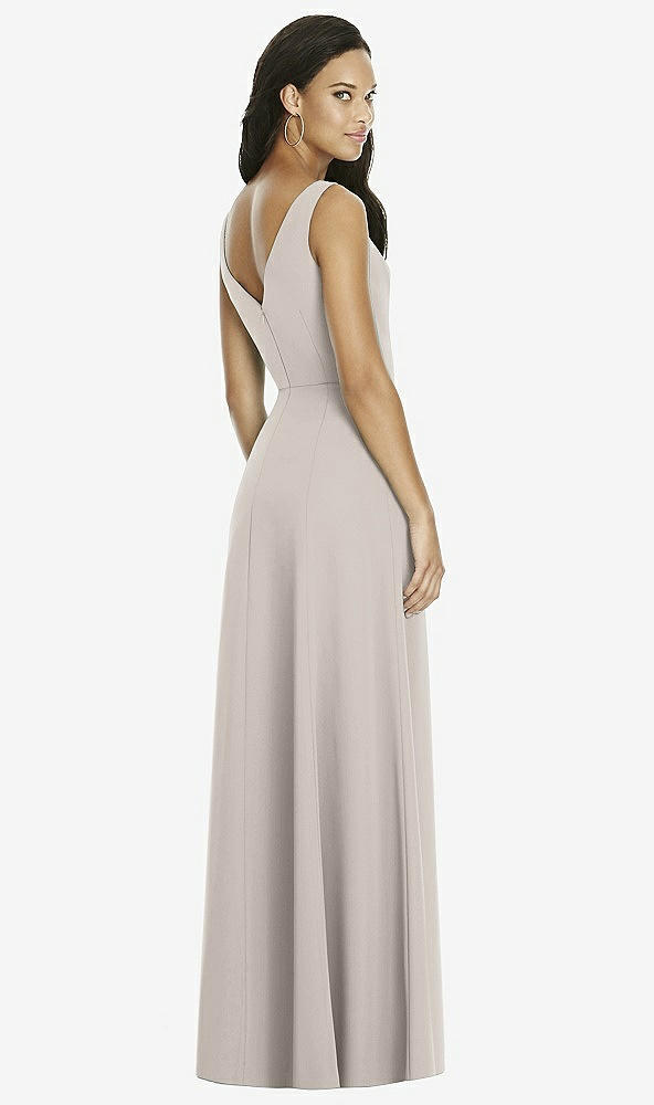 Back View - Taupe Social Bridesmaids Dress 8180