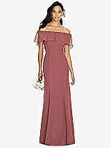 Front View Thumbnail - English Rose Social Bridesmaids Dress 8182