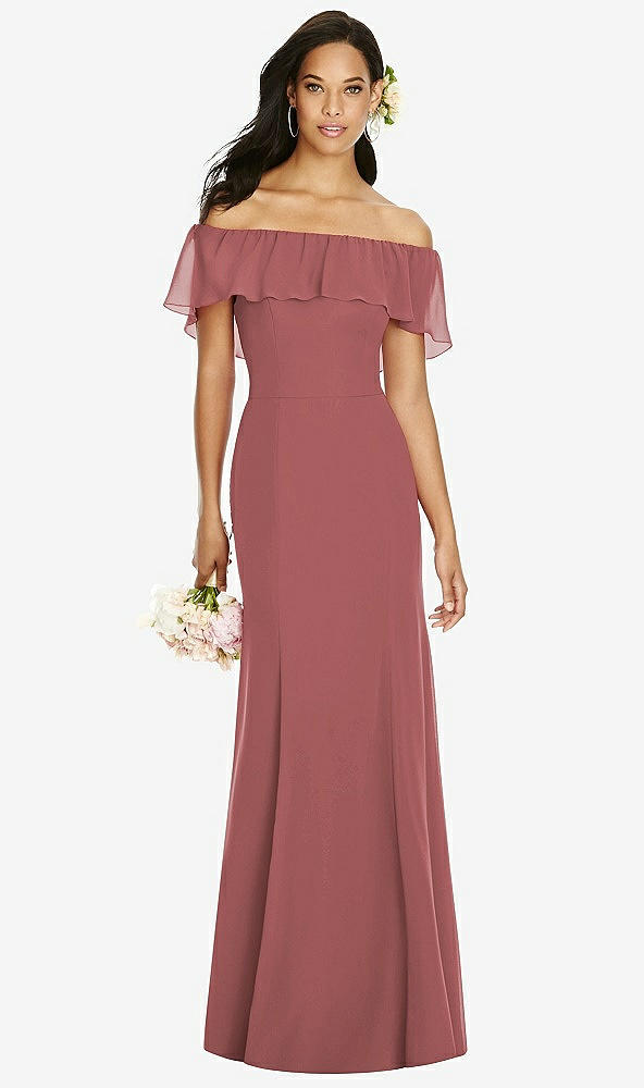 Front View - English Rose Social Bridesmaids Dress 8182