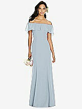 Front View Thumbnail - Mist Social Bridesmaids Dress 8182