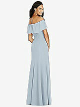 Rear View Thumbnail - Mist Social Bridesmaids Dress 8182