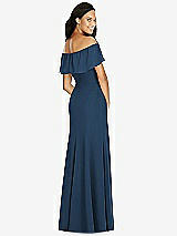 Rear View Thumbnail - Sofia Blue Social Bridesmaids Dress 8182